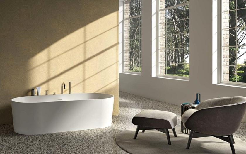 Albatros Овальная ванна с твердой поверхностью Thea 01tw21bn - Вид №1
