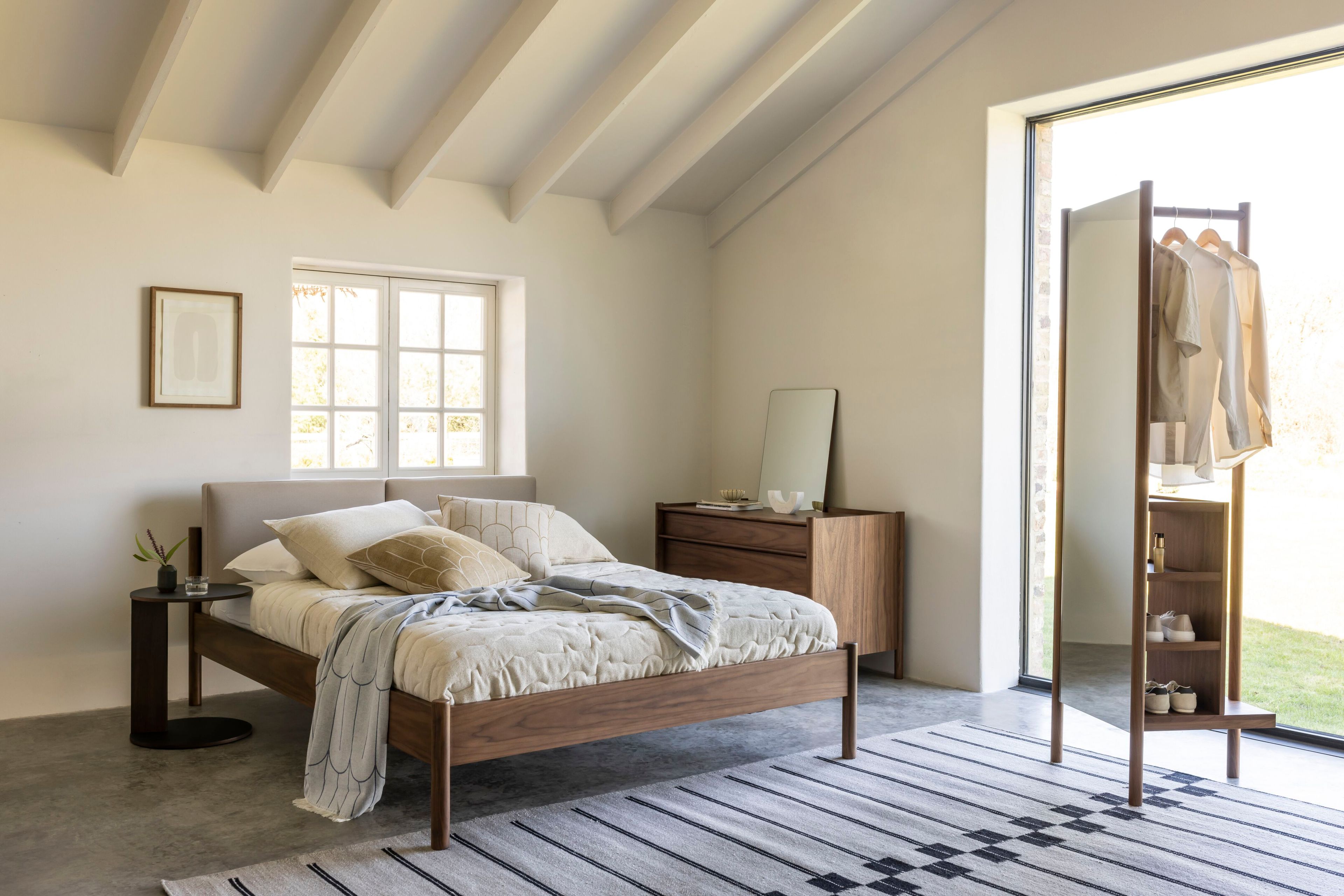 Квадратная подушка из хлопка с геометрическим рисунком Case Весы ARCH-00077967 - Вид №12