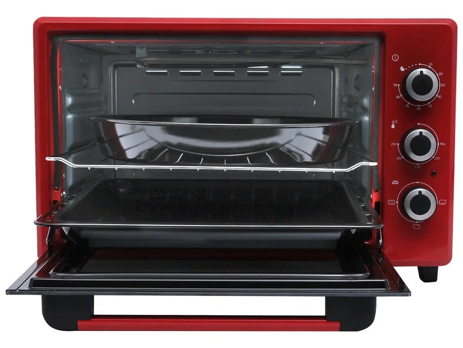 9146405 Мини-печь Oasis M-40R красный STDN-0074676 - Вид №3