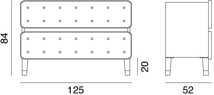Gervasoni Комод из ткани со встроенными ручками Brick sun-id-1496860 - Вид №4