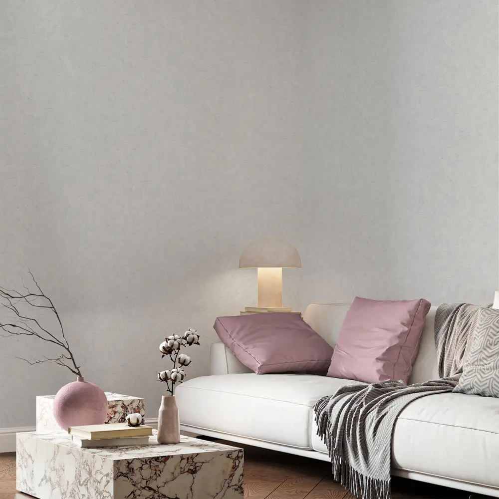 Обои флизелиновые Palitra Charme светло-серые 1.06 м PR72693-14 89461091 STLM-2177401 - Вид №4