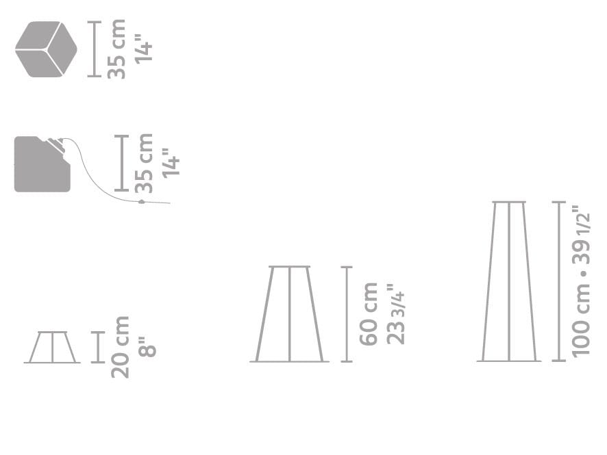 Выдувное стекло светодиодный торшер Linteloo куб ARCH-00000785 - Вид №2