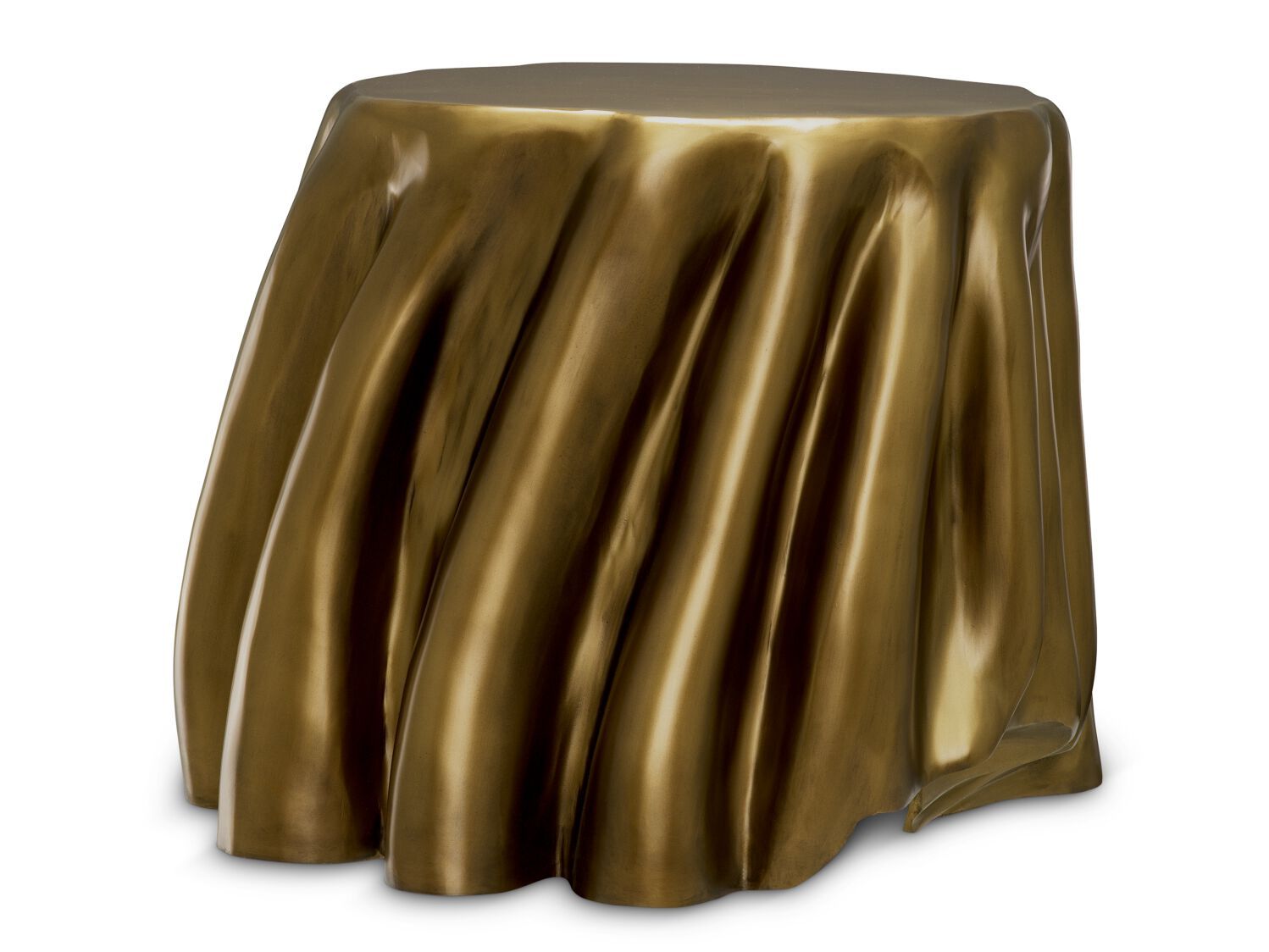 Круглый латунный журнальный столик Eichholtz CHABOT ARCH-00029187