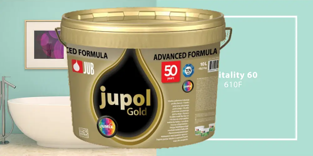 91160434 Краска для внутренних покрытий JUB 1009809-610F JUPOL GOLD цвет зеленый 5 л STLM-0504420