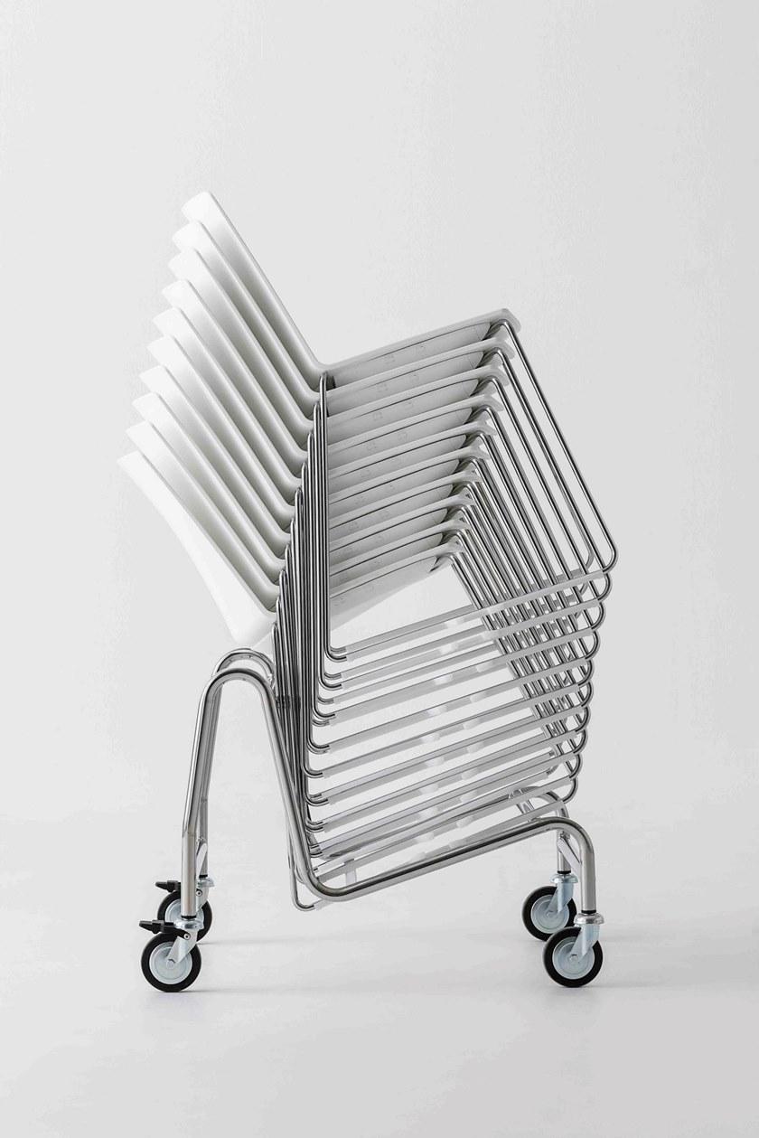 GABER Штабелируемый стул на салазках из технополимера Jubel sun-id-1398916 - Вид №12