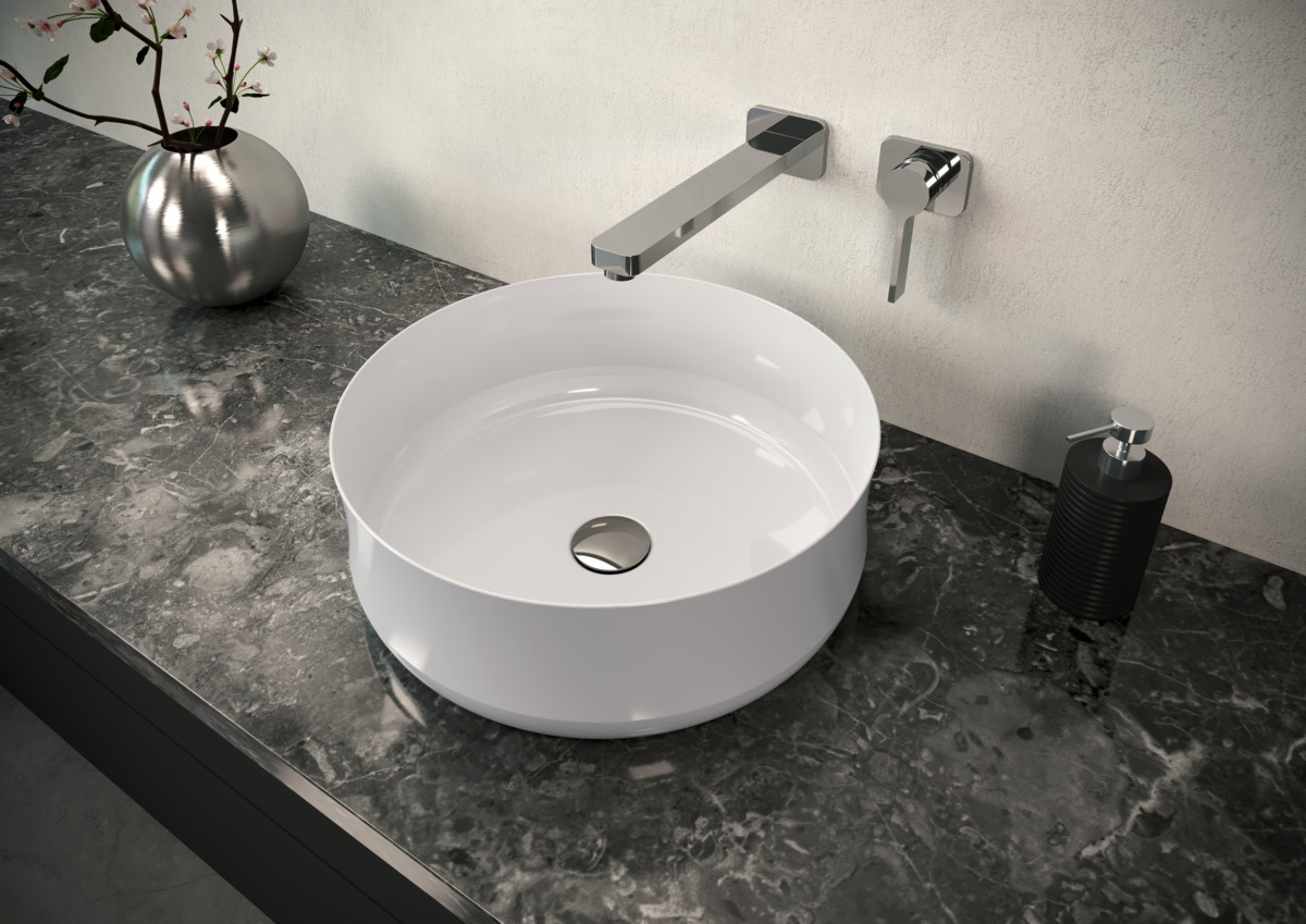 Умывальник KALDEWEI Сталь эмалированная 3186 455 холодный серый 70 3186455 - Вид №3