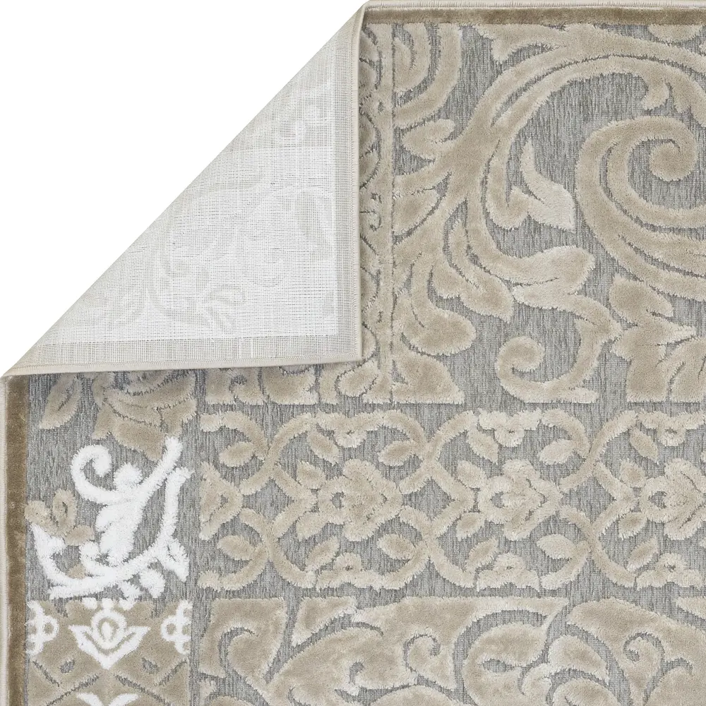 Ковер Роялтафт Шенилл 150x230 см полипропилен 84504_88 цвет серый STLM-2043890 - Вид №3