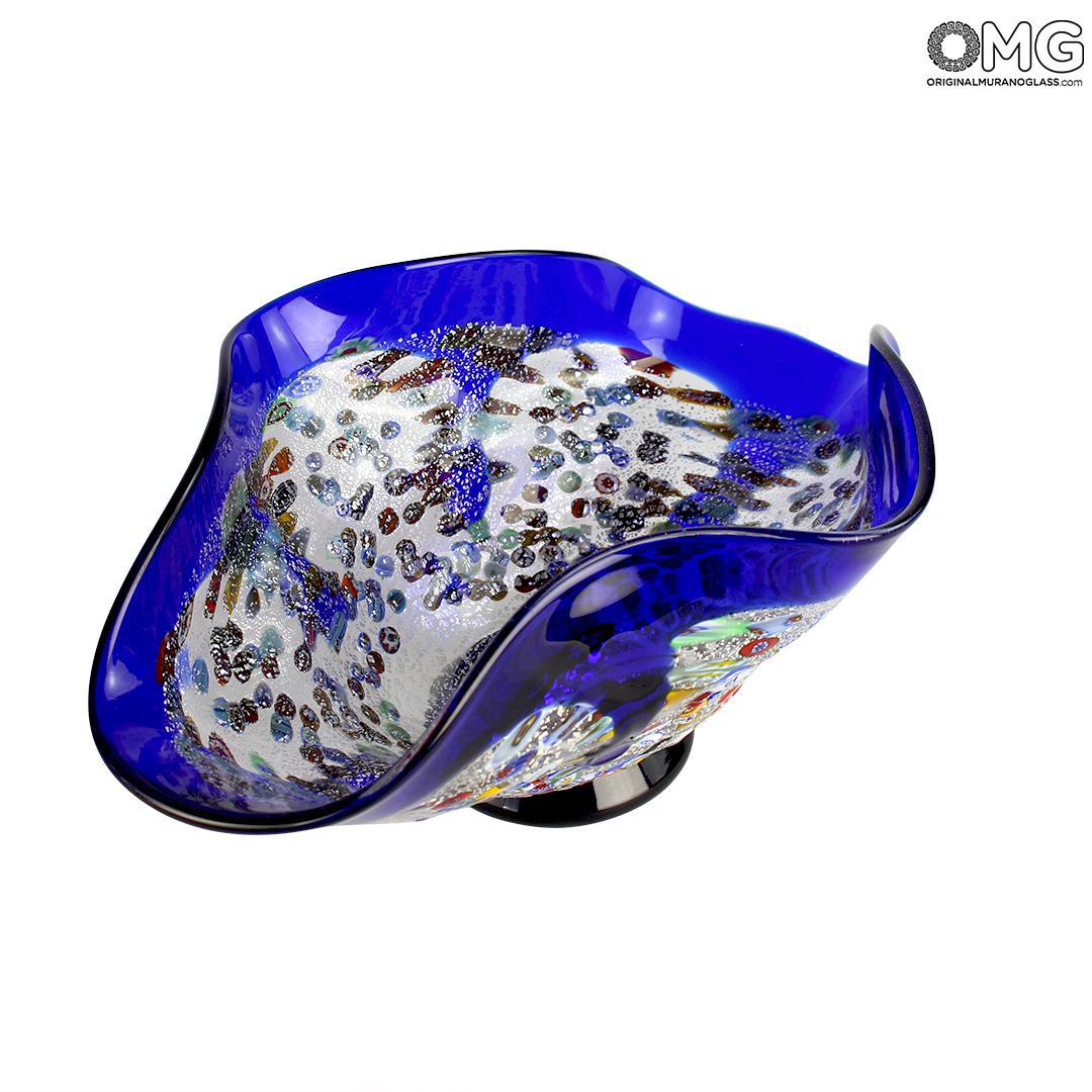 4605 ORIGINALMURANOGLASS Ваза Магнолия - муранское стекло OMG 25 см  - Вид №1