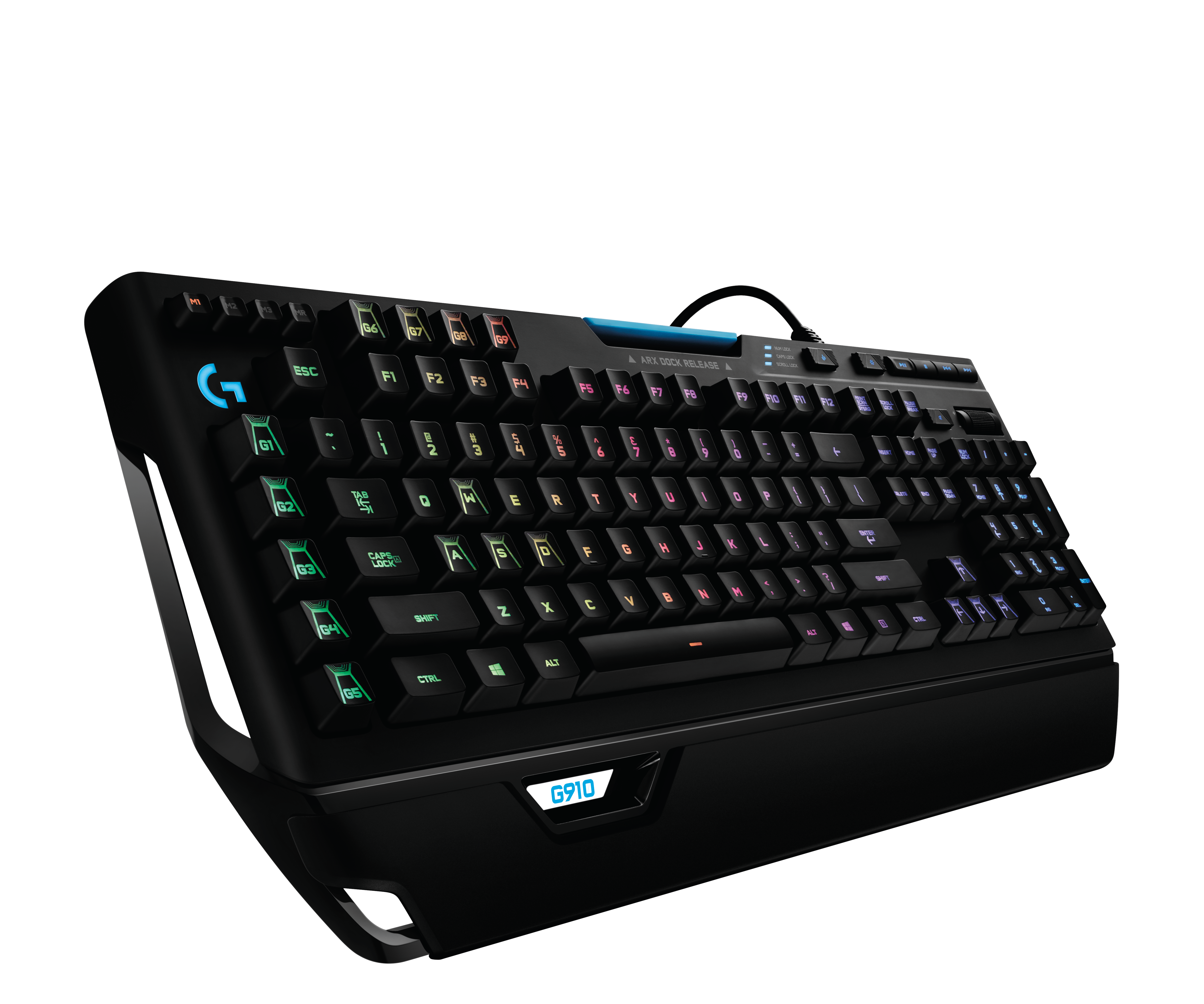920-008019 gaming keyboard g910 orion spectrum rgb mechanical Logitech Santreyd  - Вид №2