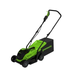 91232047 Газонокосилка аккумуляторная Greenworks 2516107 24 В 33 см АКБ и ЗУ не в комплекте и рабочие перчатки STLM-0960746