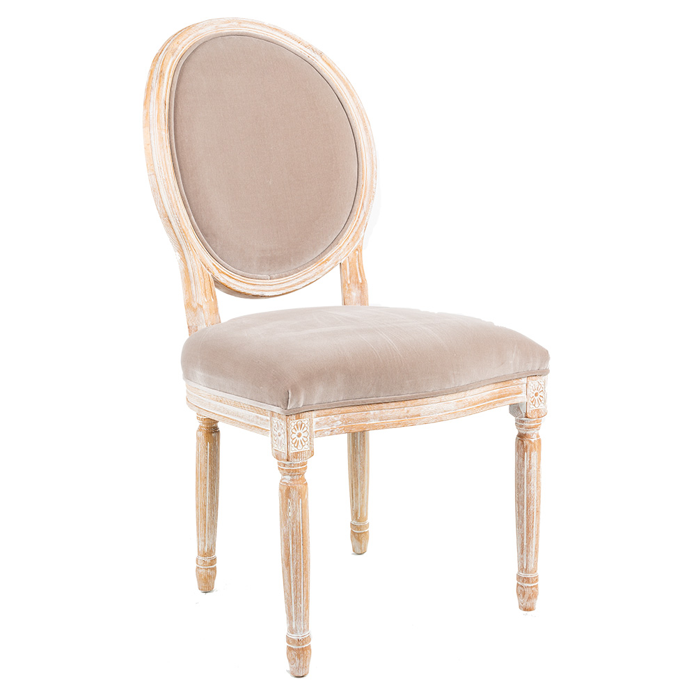 3112998 Стул «Луи / Пеликан» (бархат, белый жемчуг) Object Desire  - Вид №1