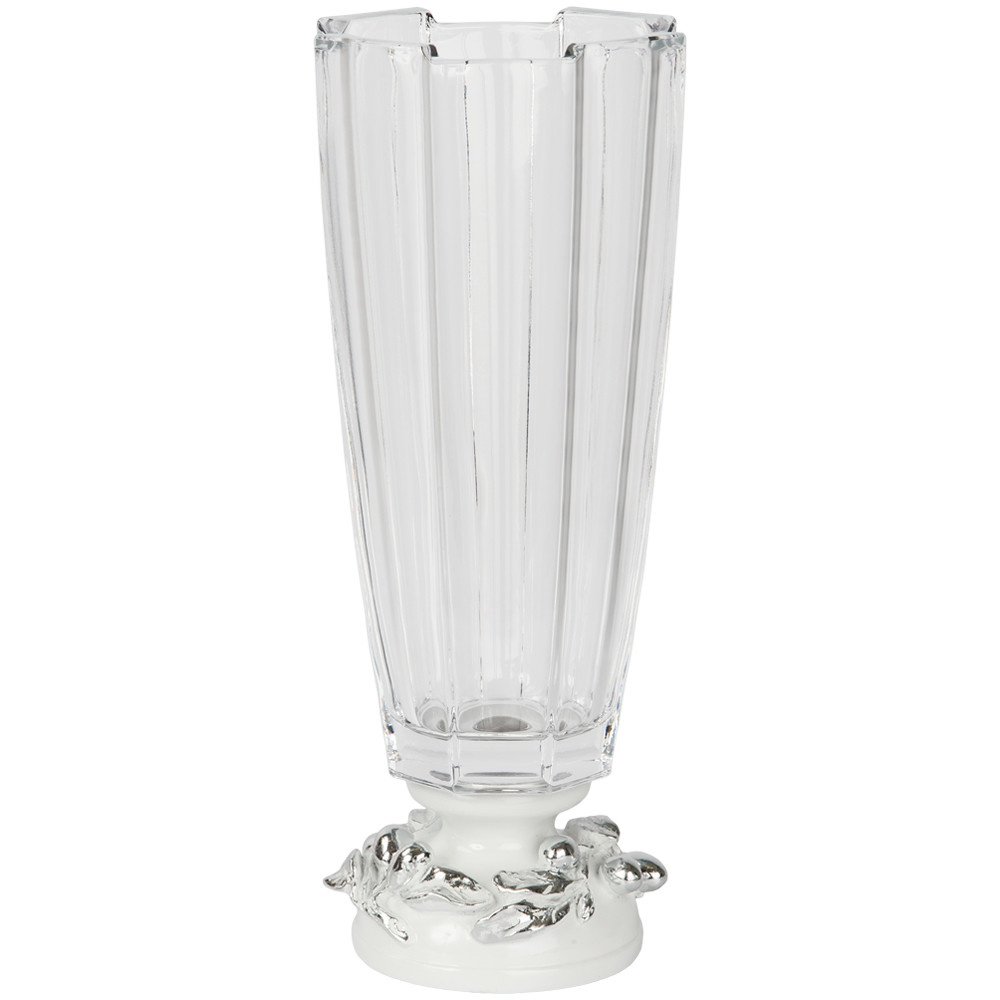 52106+52107 Фруктовница и ваза Oliva Branch Silver BOGACHO  - Вид №14