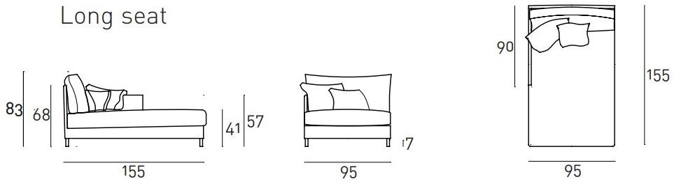 Living Divani Съемный диван Chemise sun-id-1386208 - Вид №9