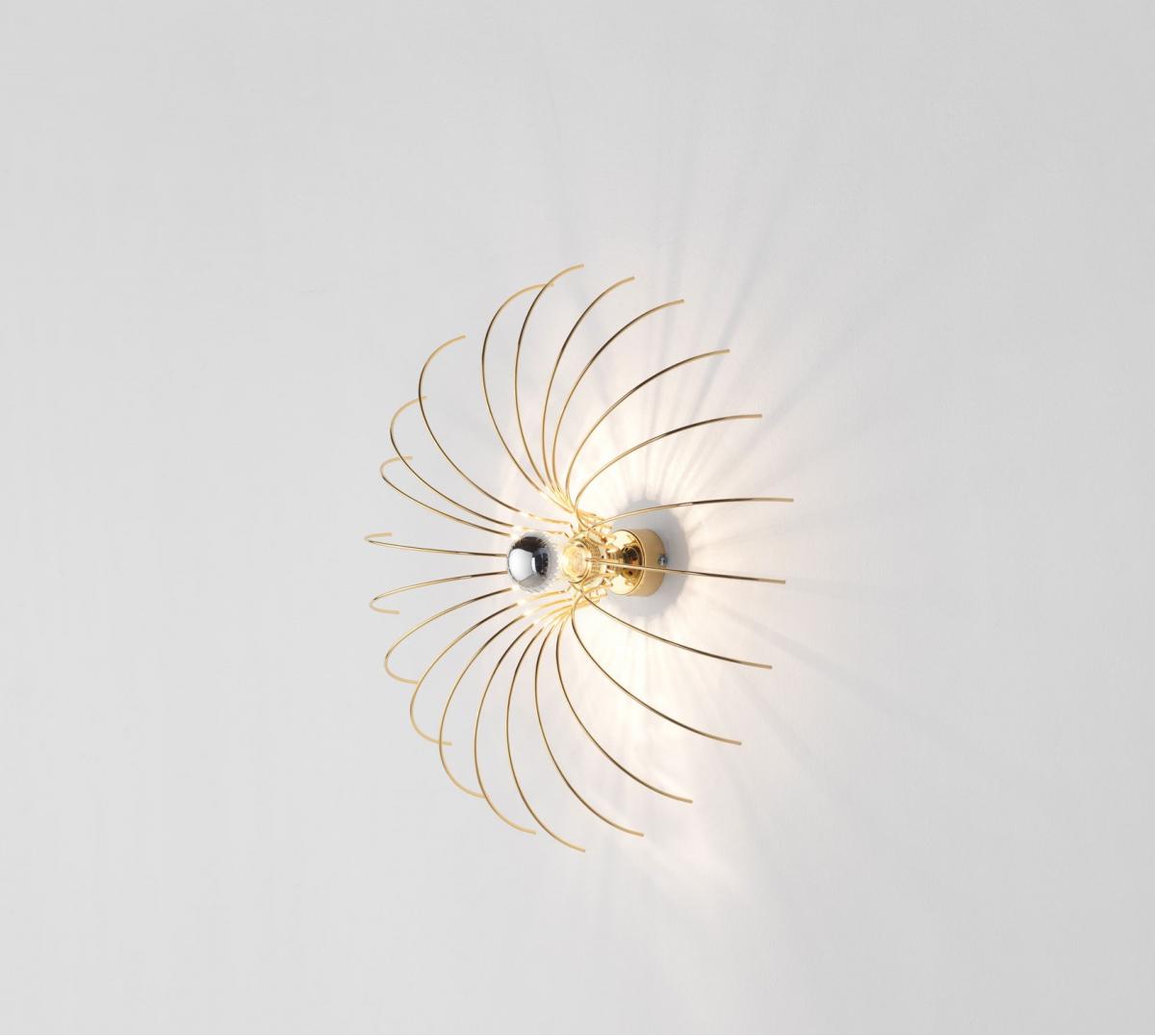 091667 Бра 30 cm золотое Aromas del Campo Spider