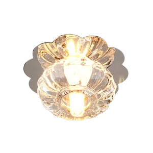 Светильник точечный встраиваемый Elektrostandard 847 под отверстие 50 мм, G4 CH/CL, 2 м², цвет хром/прозрачный