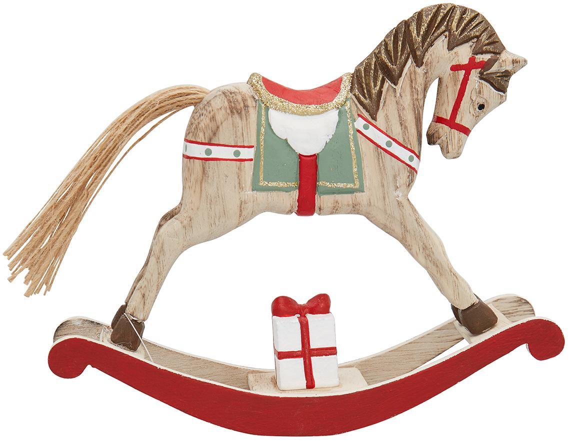 Декоративное украшение качалка horse red large Greengate WOODECRLHOR1004