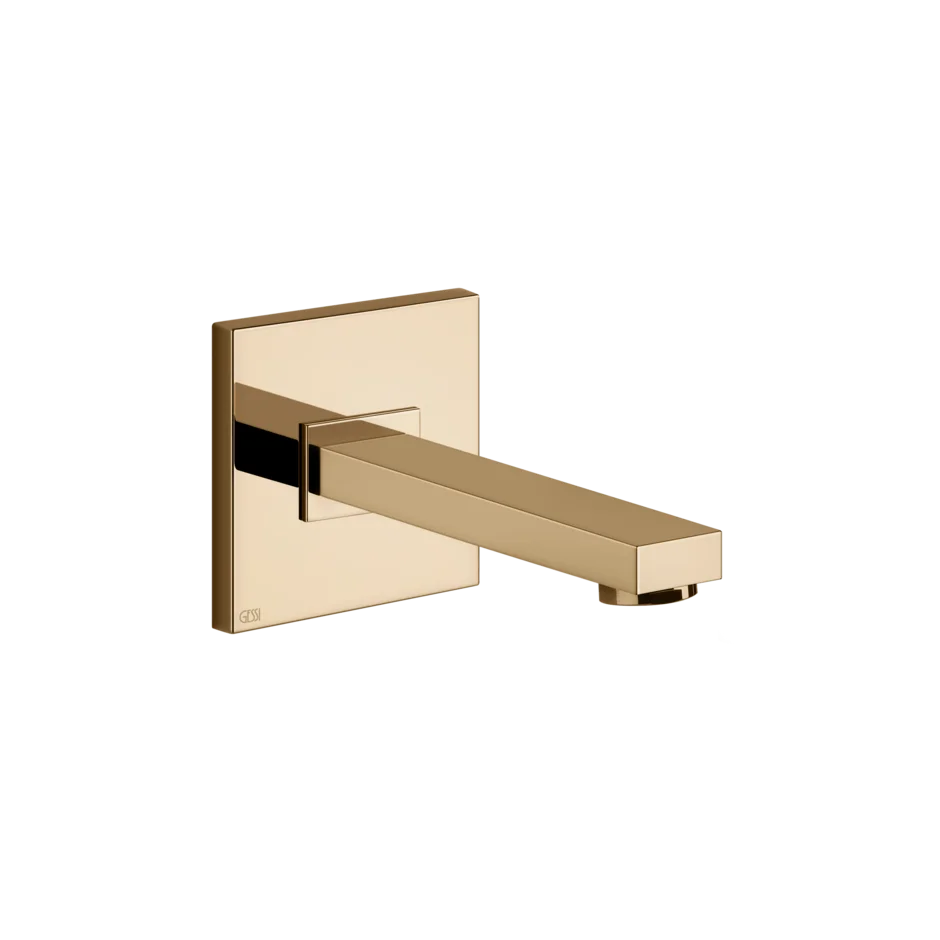 Носик для умывальника 20118 735 Gessi Rettangolo k ТЕПЛАЯ БРОНЗА PVD 20118735