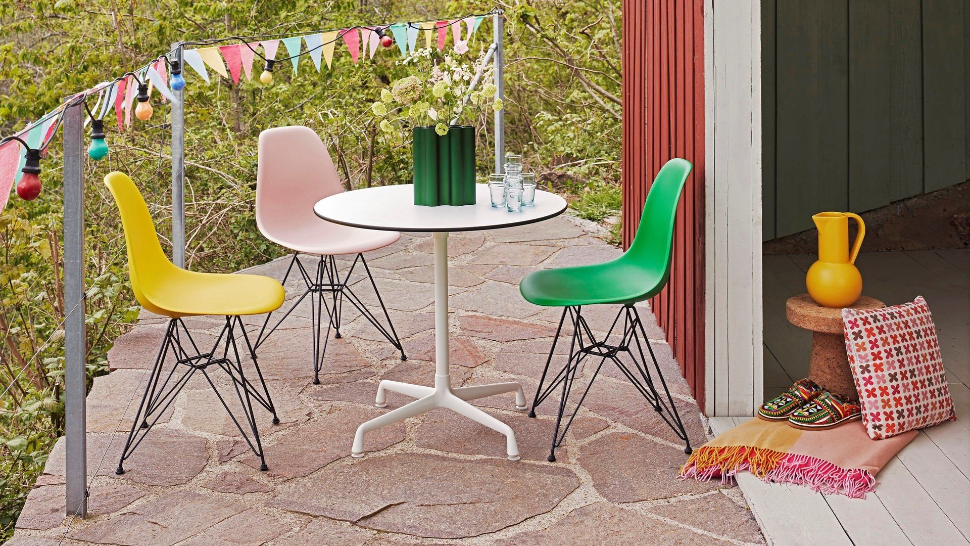 Круглый стол из меламина со спицами In Stock Vitra ARCH-00040237