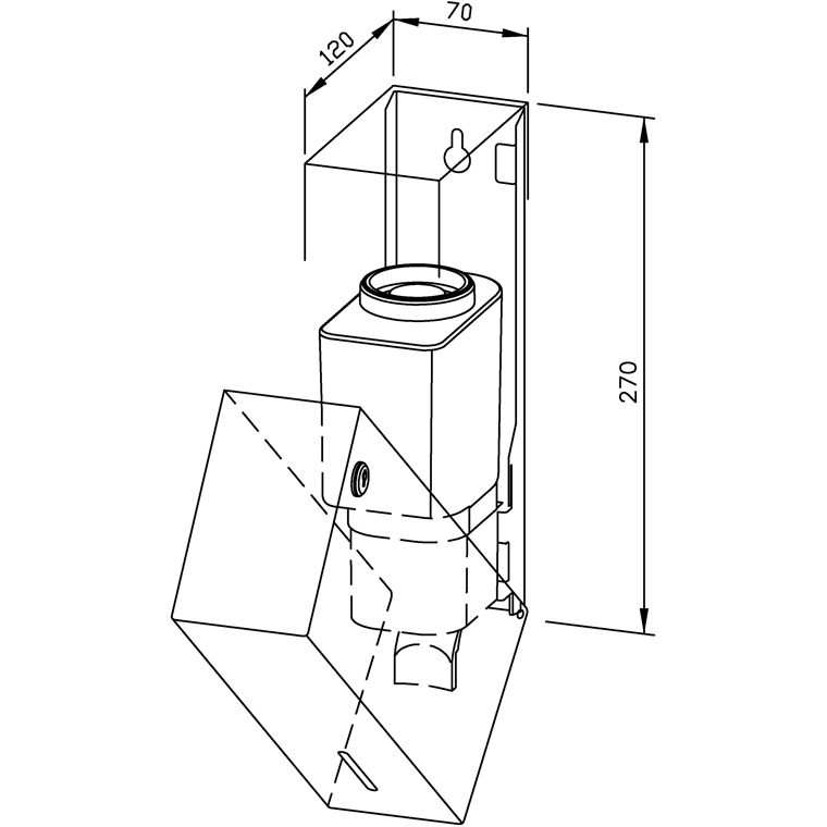 731303 Дозатор жидкого мыла WP101-1 WAGNER_EWAR A-LINE Wagner Ewar  - Вид №1