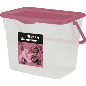 Контейнер Berry Summer 4.5л пластик розой с крышкой