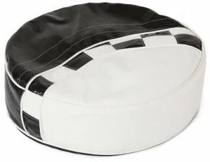 Пуфик ABC-KING круглый Formula -(чер/бело)