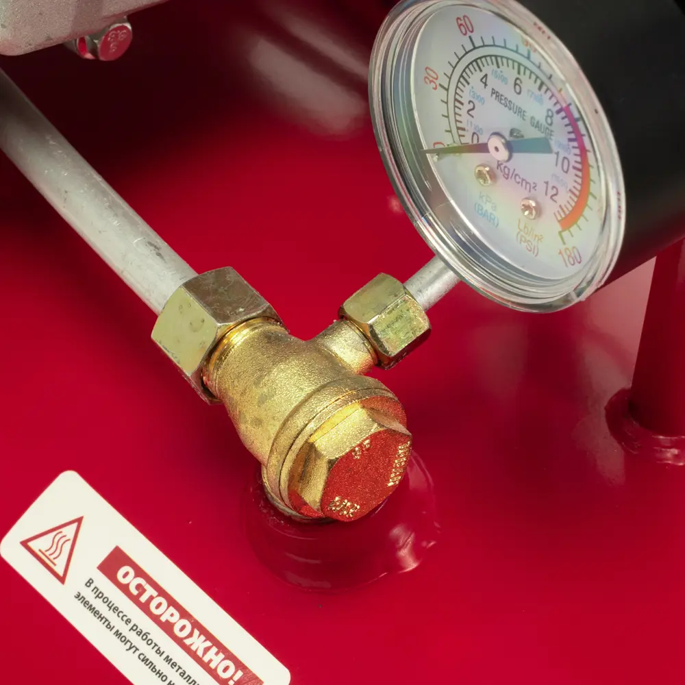 Компрессор сетевой поршневой масляный Kronwerk 58105, 50 л 220 л/мин STLM-2185706 - Вид №19