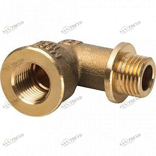 Угольник ВН с упором 1/4" латунь STOUT SFT0015000014