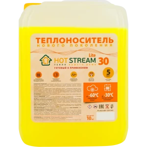 Теплоноситель Hot Stream Lite HS-010603 -30°C 10 кг этиленгликоль 18057566 STLM-2015571