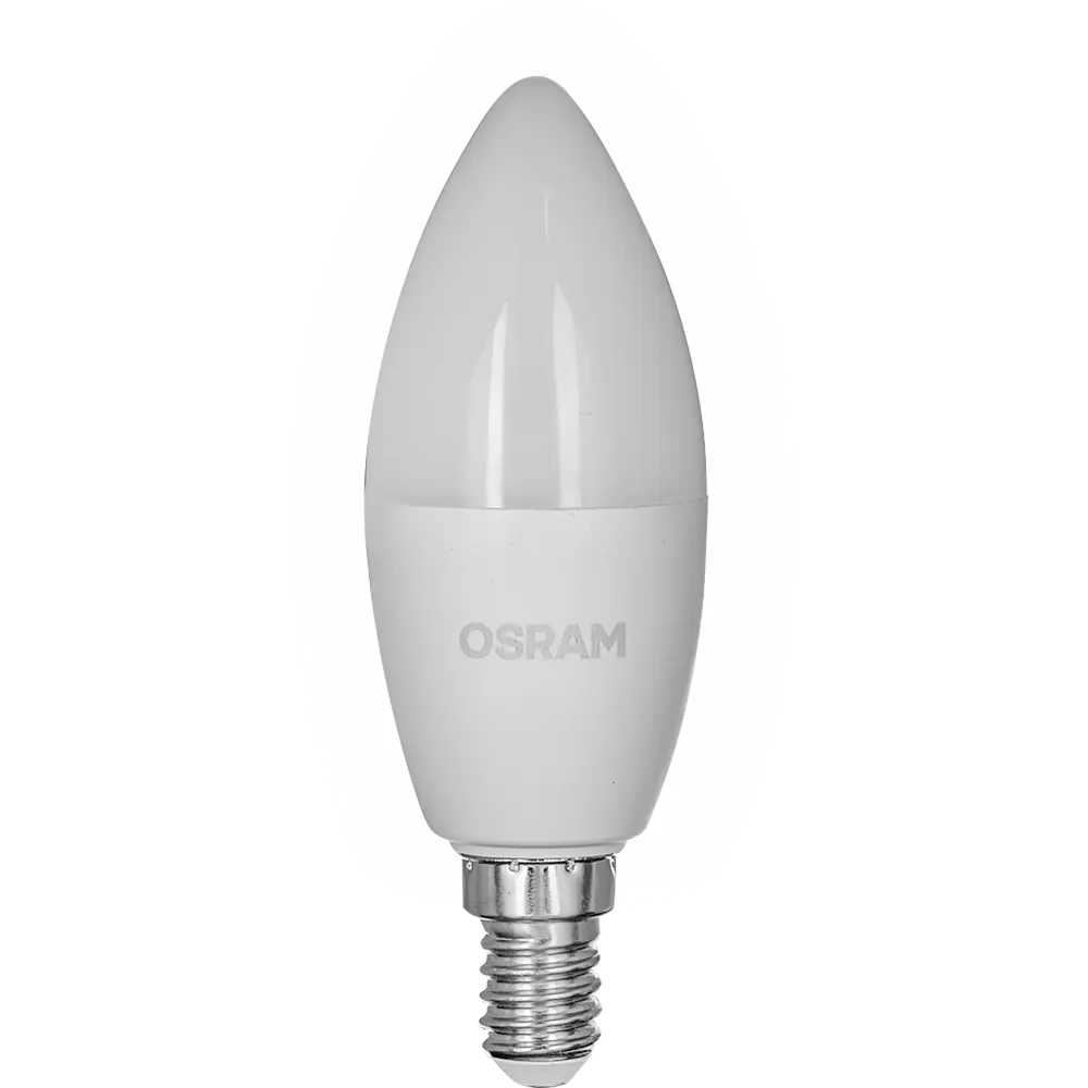 Светодиодная лампа OSRAM свеча 9Вт E14 холодный белый свет 85100566 STLM-1365688 - Вид №1