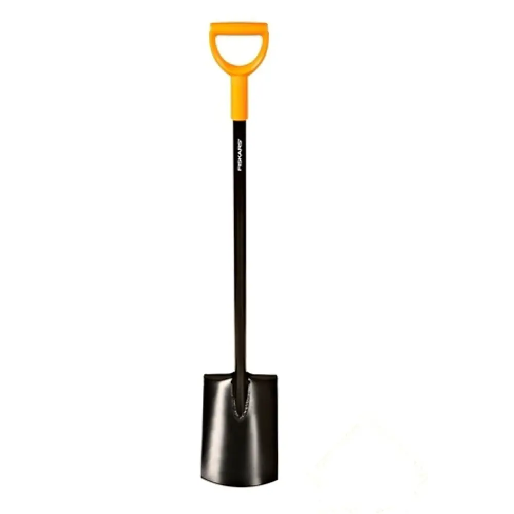 Лопата с закругленным лезвием Fiskars 117 см сталь 13141160 STLM-2008882 