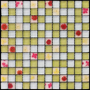 МОЗАИКА ИЗ СТЕКЛА KDS-57 NATURAL  FLOWERS