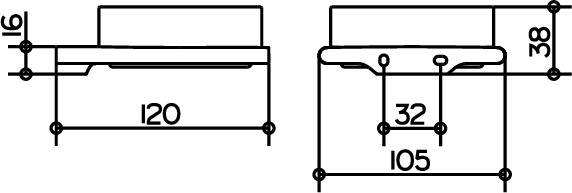 11549059000 Полочка KEUCO Edition 400 - Вид №2