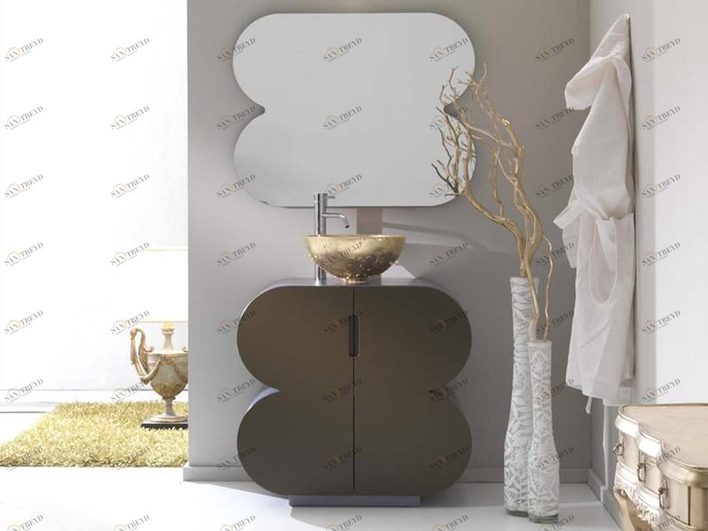 LASA IDEA Тумба под умывальник, лакированная Flux_us sun-id-1484566