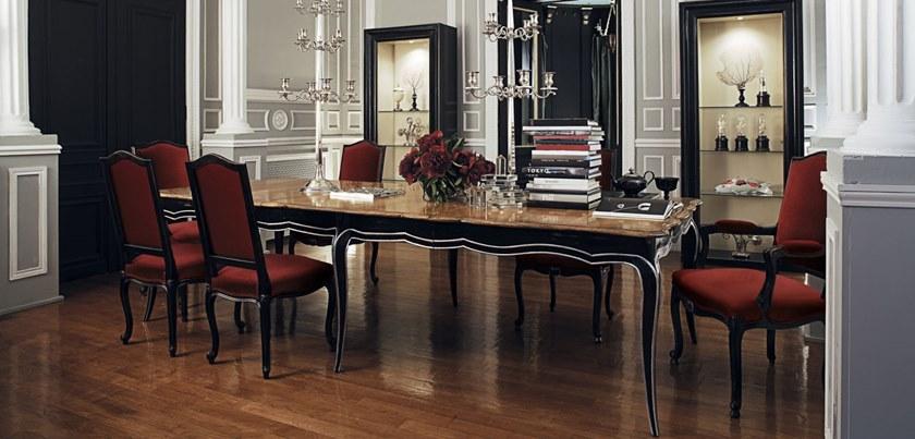 Roche Bobois Прямоугольный раздвижной стол из вишни Nouveaux classiques sun-id-1391345 - Вид №4