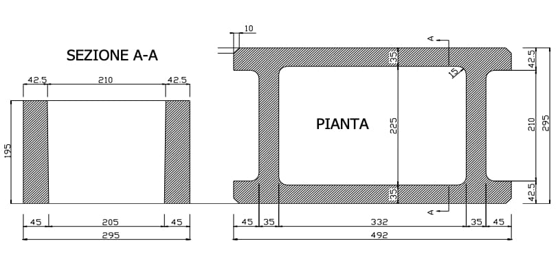 Блок для столба Gallotta Монокамера ARCH-00122985 - Вид №1