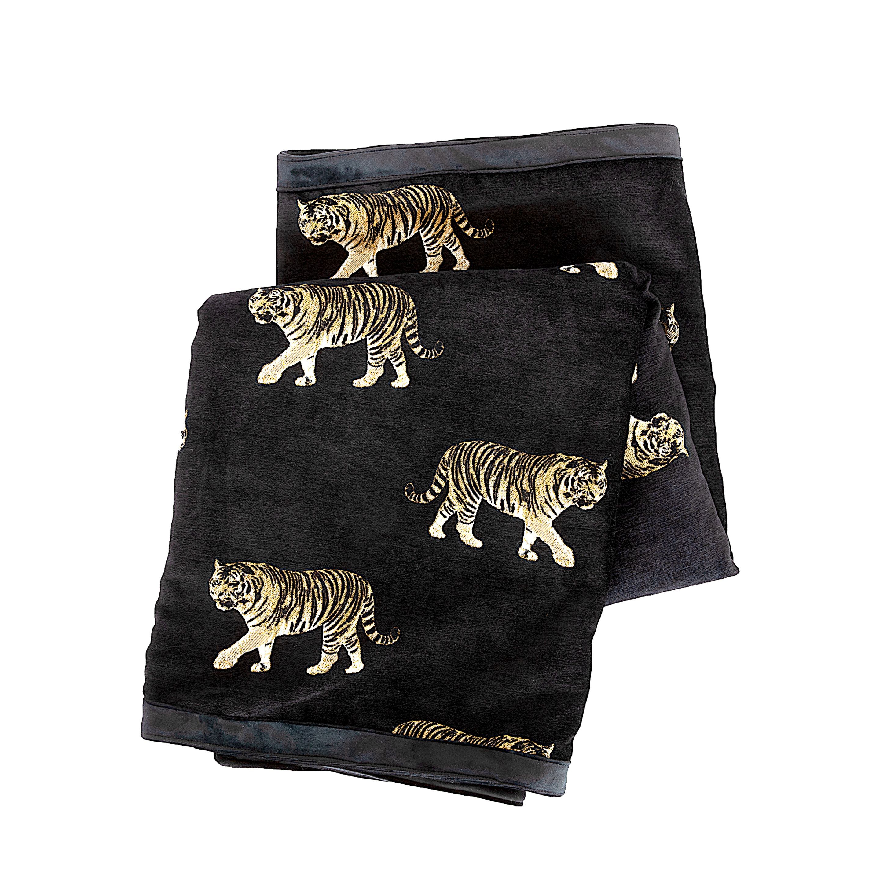 Бархатная вышитая вручную плед MX HOME Саванны ARCH-00100436 - Вид №12