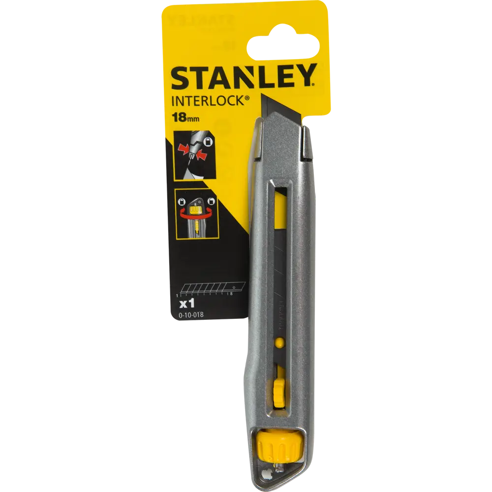 Нож Stanley Interlock 18 мм 81986612 STLM-2003900  - Вид №1