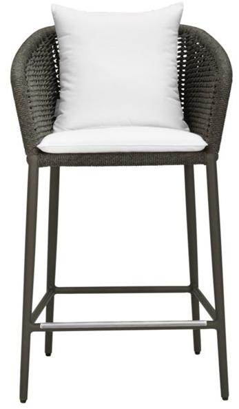 JANUS et Cie Морская веревка и алюминиевый табурет с подлокотниками Knot sun-id-1377427 - Вид №5