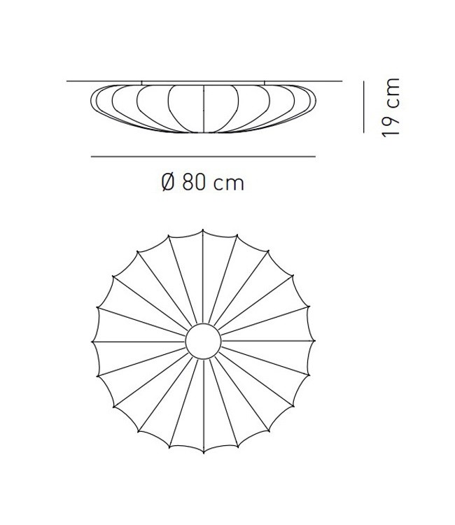 PLMUSE80BCXXE27 bianco потол.3*100W AXO LIGHT 72408 - Вид №3