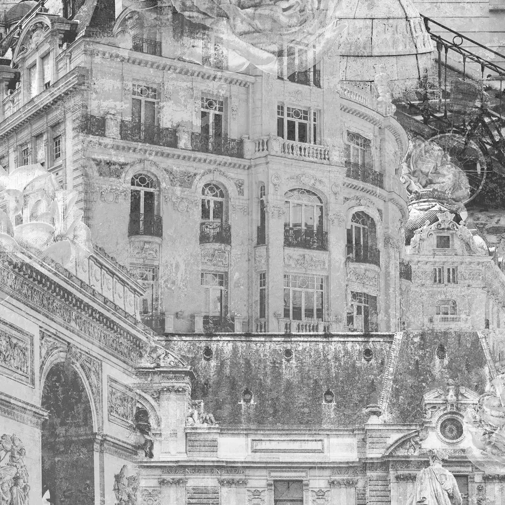 Обои флизелиновые Антураж Montmartre серые 1.06 м 168379-10 ANTURAGE STLM-2152852 - Вид №1