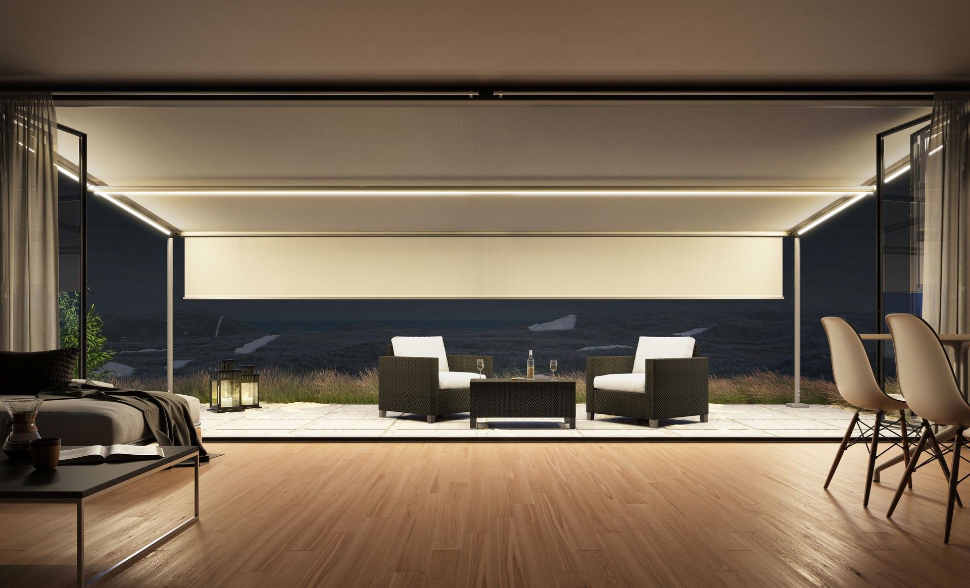 Моторизованный тент с боковыми направляющими markilux MARKILUX PERGOLA CLASSIC ARCH-00131538 - Вид №6