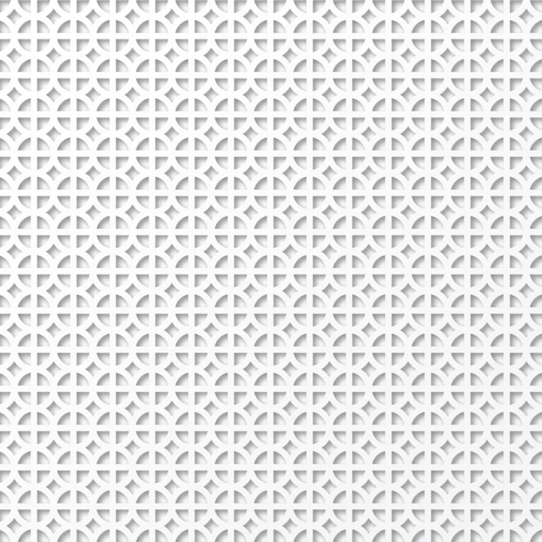 Панель декоративная перфорированная без рамки 1112х512 мм Сусанна белый STELLA (2шт) Дамаско STSR-203 - Вид №1