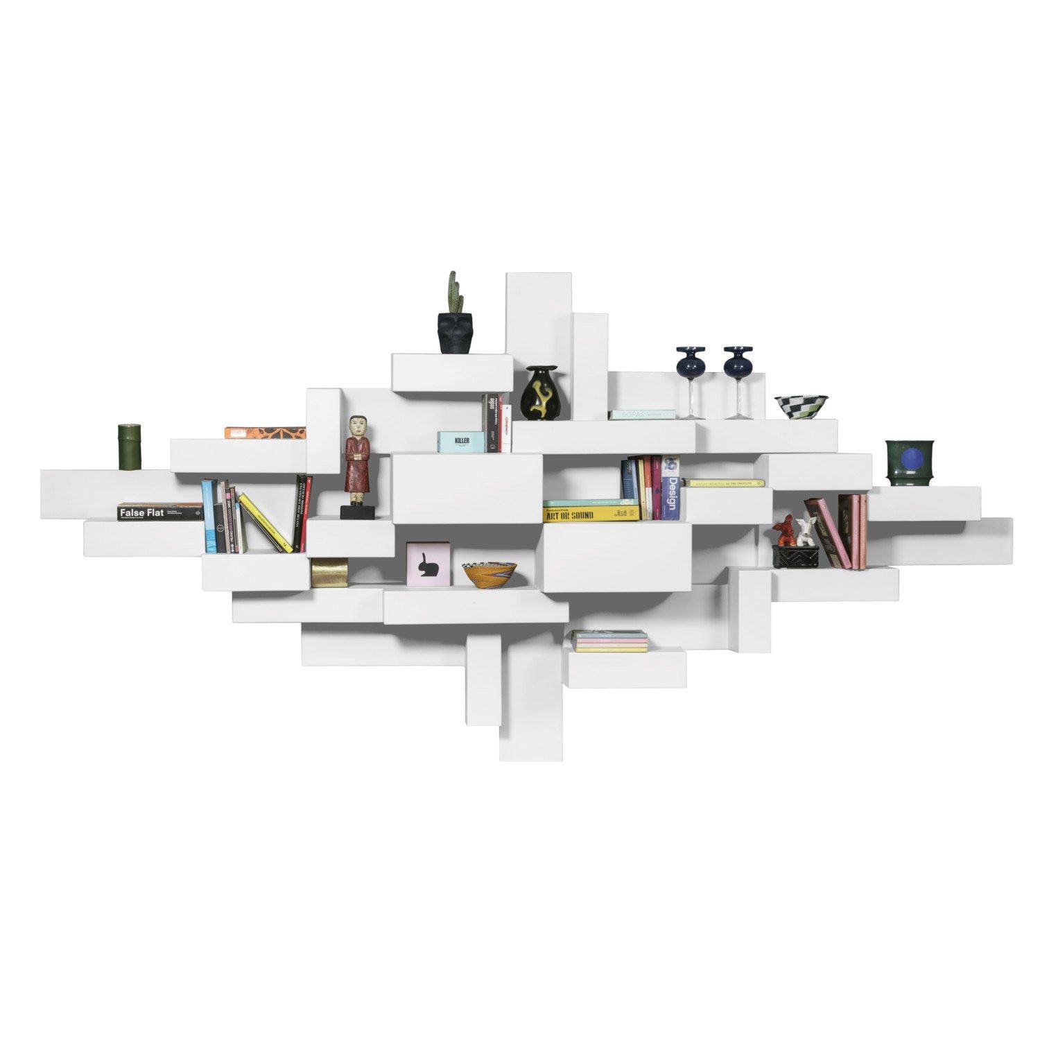 Подвесной книжный шкаф из полиэтилена Qeeboo Примитивная ARCH-00122855 - Вид №9