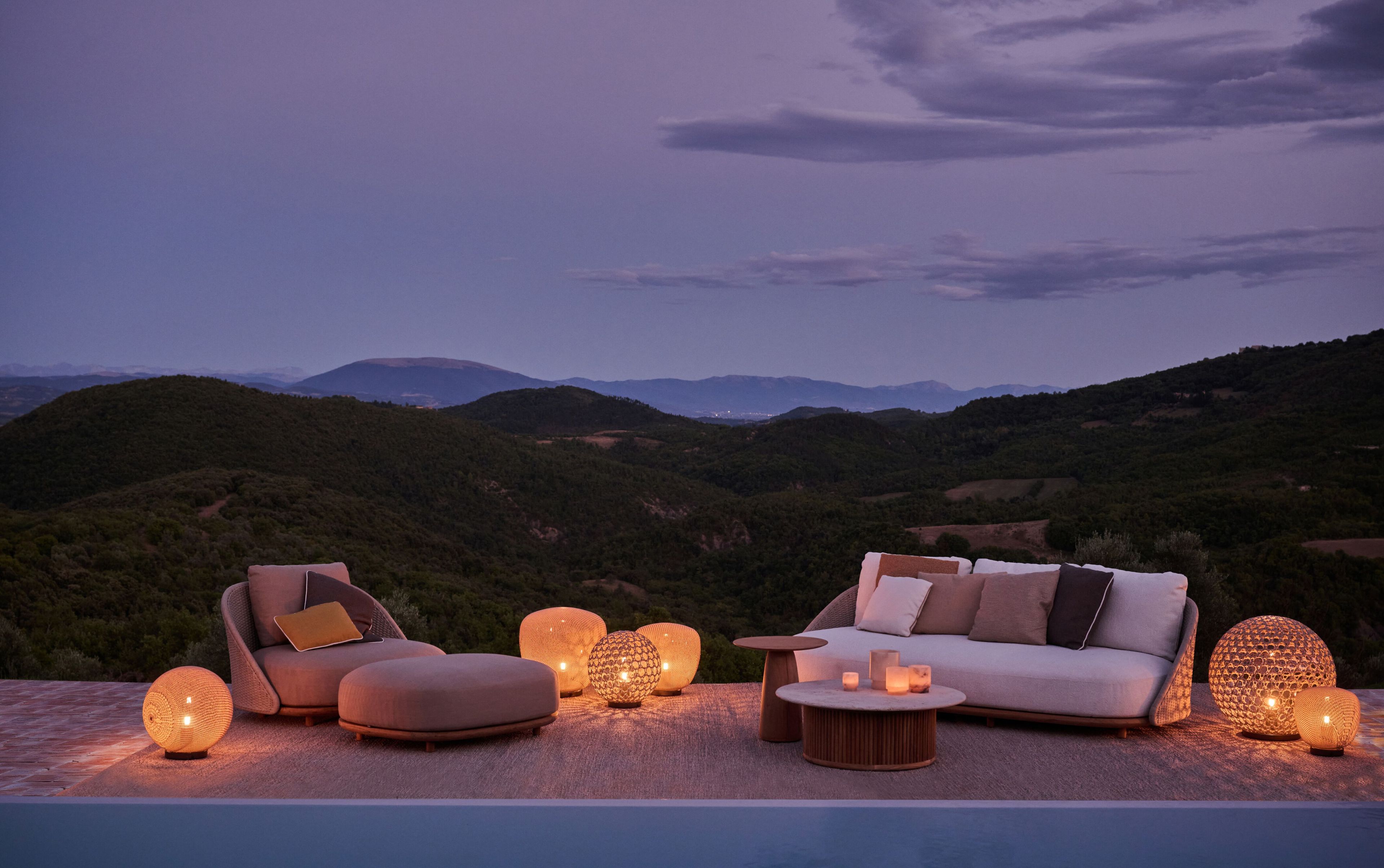 Полиэтиленовая светодиодная наружная настольная лампа TRIBÙ Monsieur Tricot ARCH-00017162 - Вид №4