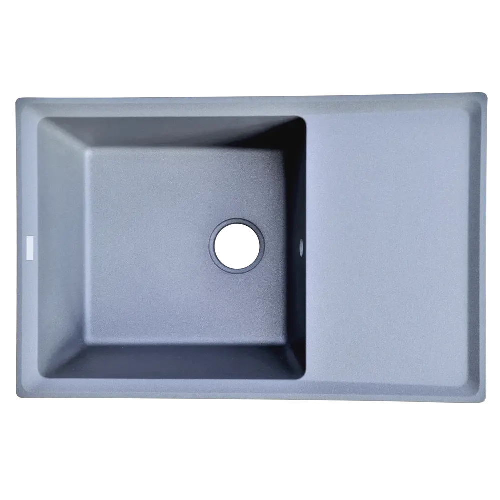 Santreyd Delinia — врезная кухонная мойка из кварцевого песка 76×50 см 89370739 Мойка для кухни STLM-1358714 - Вид №1