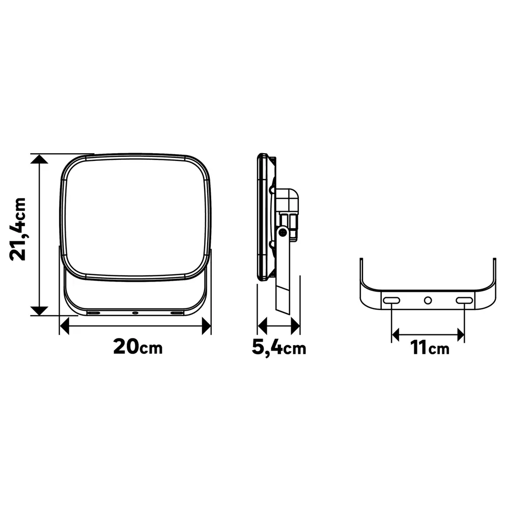 Прожектор светодиодный уличный Inspire «Kanti» 50 Вт 4000К IP65 белый свет 84693007 STLM-2142913  - Вид №5