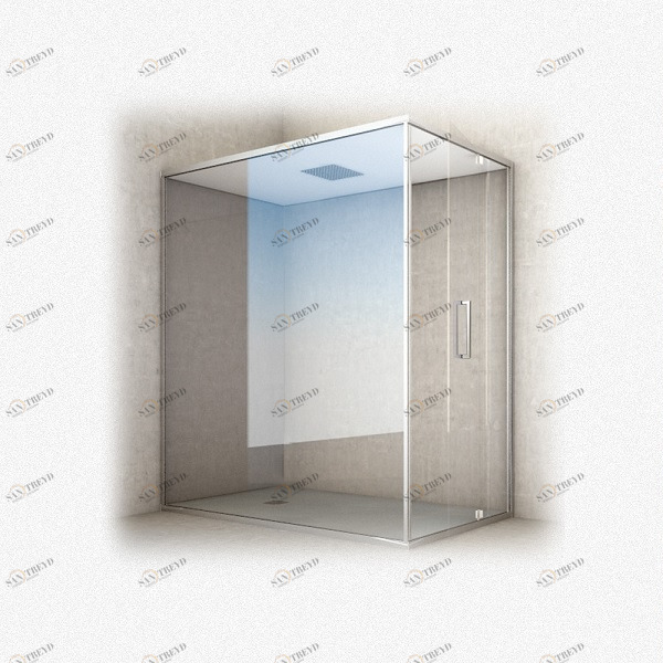 Ограждение для душа и турецкой бани Gemini 4 160х120 см 1GNG9S0 Gruppo Geromin