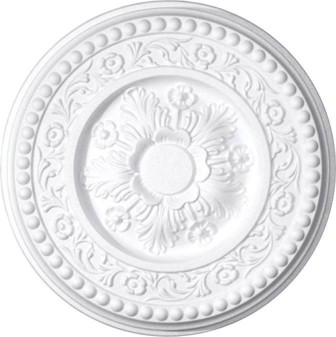 16984340 Розетка потолочная инжекционная 38 см C310/38 полистирол STLM-0007386 SOLID