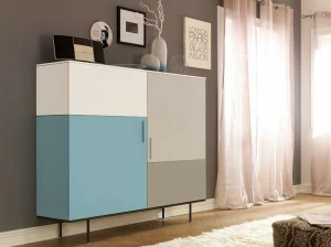 Moretti Compact Буфет лакированный с распашными дверцами