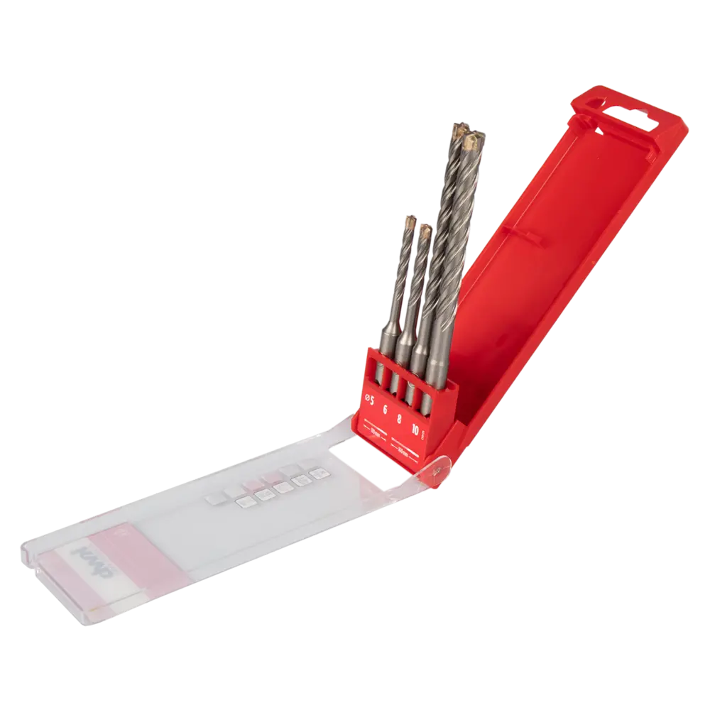 Набор буров по бетону SDS-plus KWB 260492, 4 шт STLM-2054497 - Вид №2